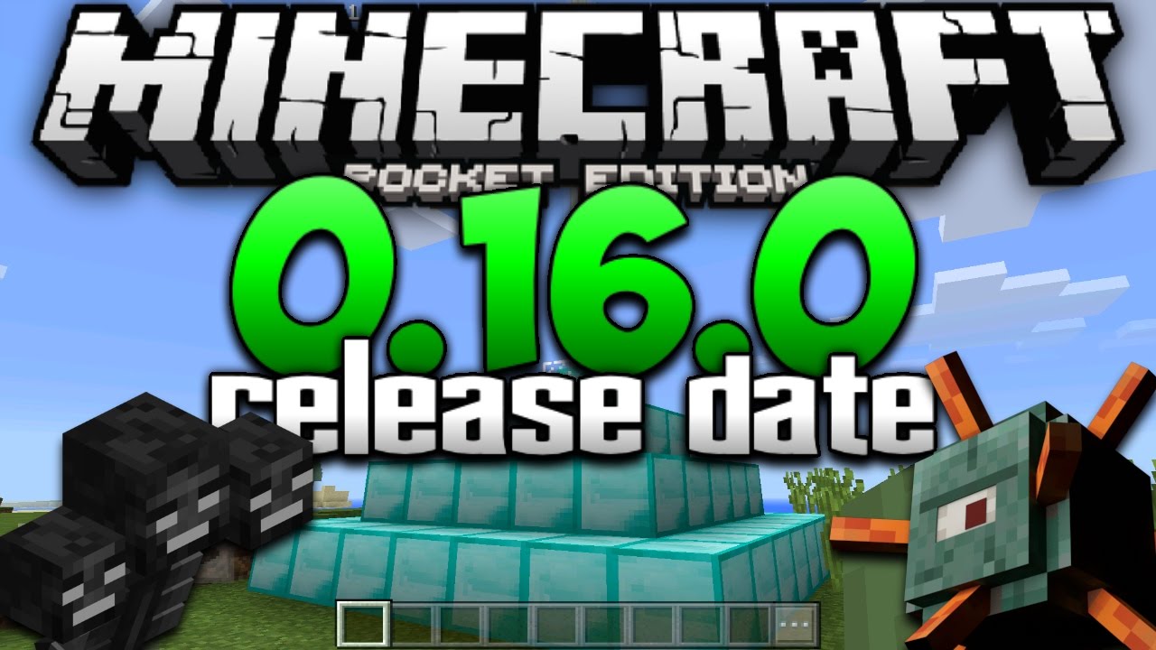 NEW OFFICIAL 0.16.0 RELEASE DATE! - MCPE 0.16.0 TOMORROW!? - Minecraft ...