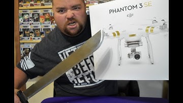 DJI Phantom SE Drone unboxing and first time flying....epic
