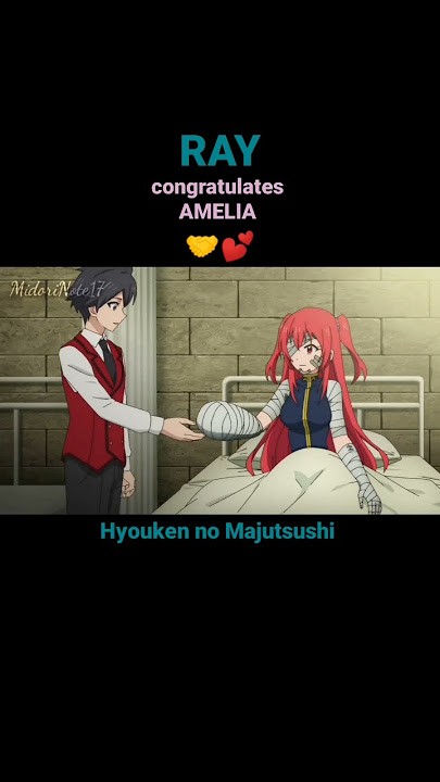 Ray congratulates Amelia 🤝💕 || Hyouken no Majutsushi - Happy Anime Moments #midorinote17 #shorts