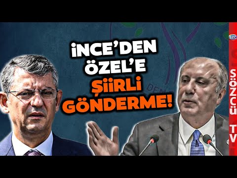 Muharrem İnce Öyle Bir Şiir Okudu ki... CHP'ye Olay Yaratacak 'DEM' Göndermesi