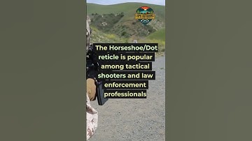 Mastering Rifle Shooting with a Horseshoe/DOT Reticle #shorts #short