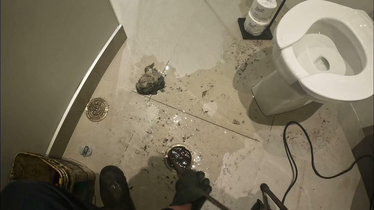 STAFF OFFICE TOILETS BACKING UP FROM FLOOR DRAIN YouTube