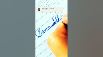 samruddhi in cursive writing#anmolhandwritting#shortvideo #cursivehandwriting #viralshort