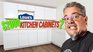 Lowe's Budget OffTheShelf Kitchen Cabinet Install & Review. DIY Diamond Now Cabs for around $2K?!