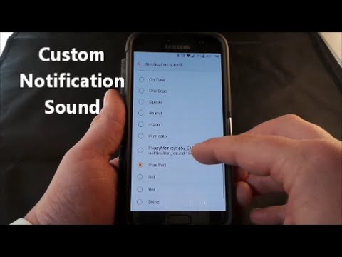 Custom Notification Sound | Samsung Galaxy | How To - YouTube