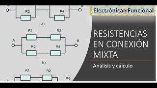 RESISTENCIAS EN CONEXION MIXTA (SERIE Y PARALELO): Concepto, análisis y cálculo de una forma fácil.