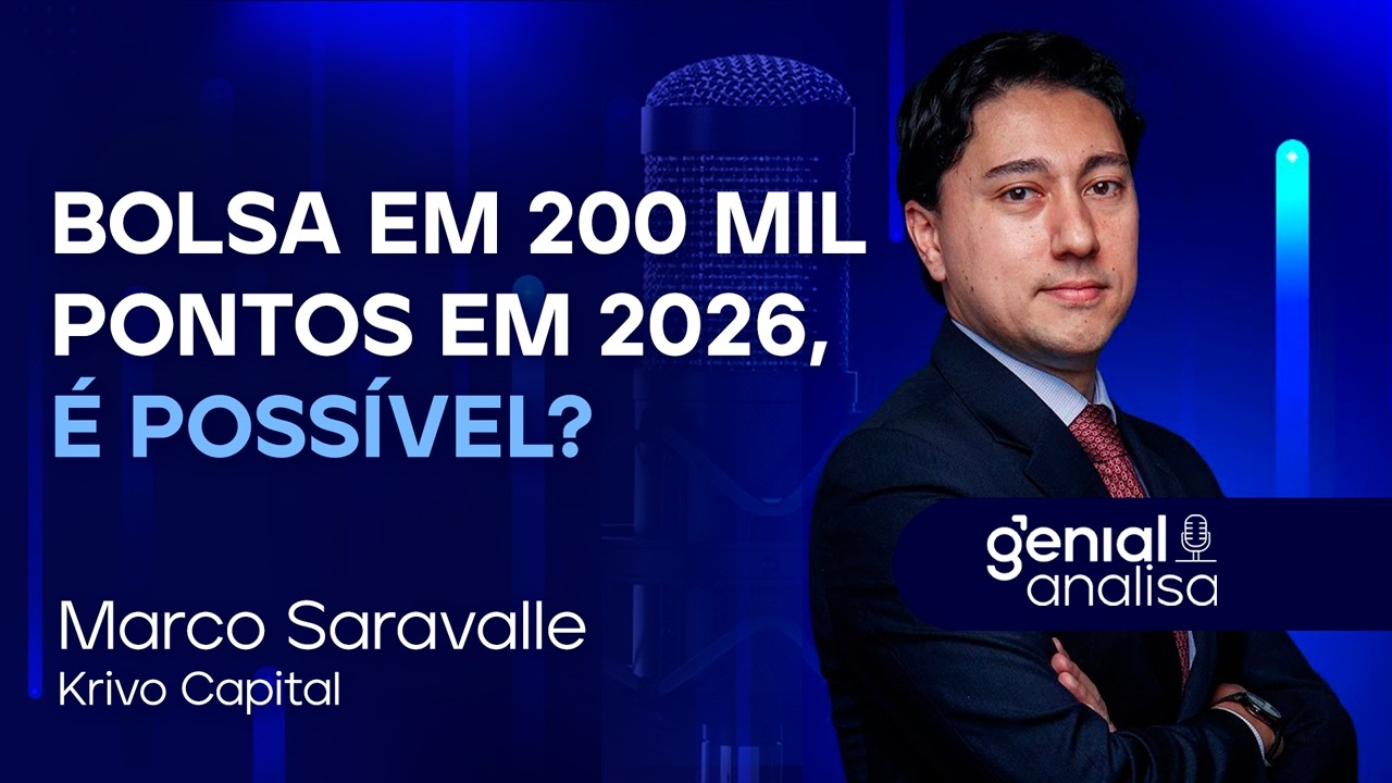 🔴 Bolsa em 200 mil pontos em 2026, é possível? Onde estão as oportunidades? | Podcast Genial Analisa