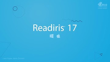 Readiris 17,  La solution PDF et OCR pour Windows & Mac