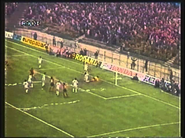 European Champions Cup Semifinal STEAUA Bucharest vs Anderlecht Pennant 1986