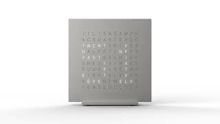 QLOCKTWO Touch Switching the Display to Seconds Mode