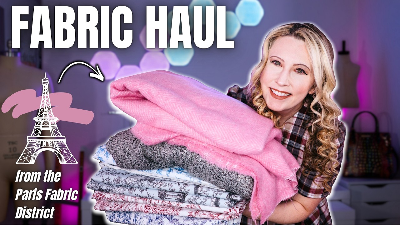 Что я купила в парижском квартале тканей | Покупки тканей + планы по шитью