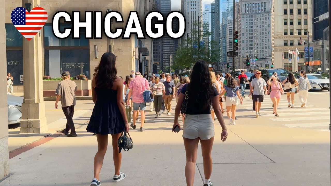 Chicago 4th of July 🇺🇸 Independence Day Walking Tour on Friday | July 4, 2025 | 4k 60fps