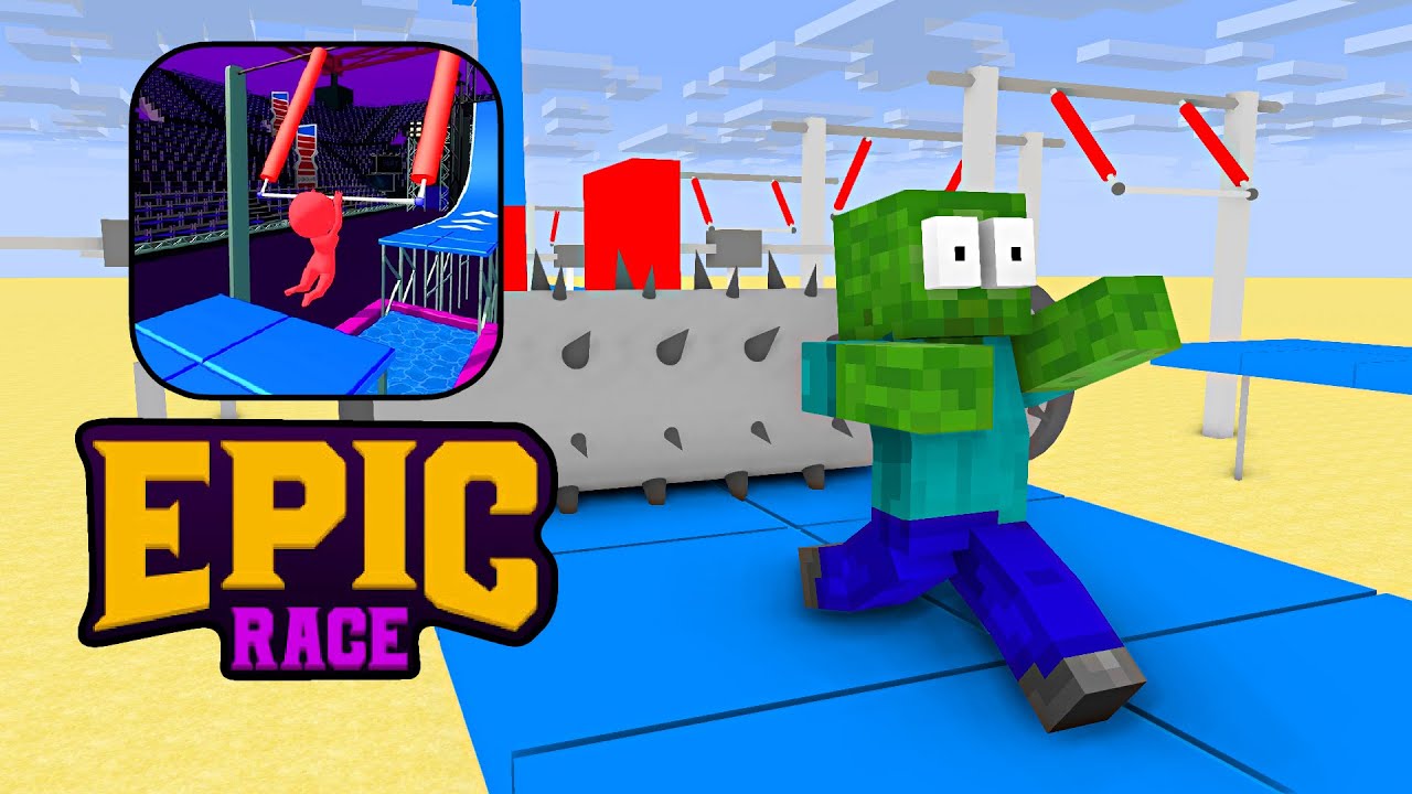 Monster School  EPIC RACE 3D CHALLENGE