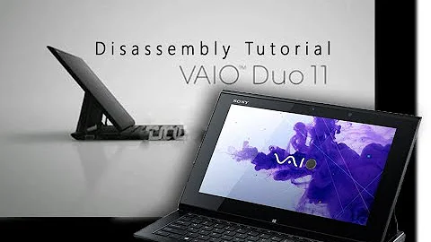 Sony Vaio Duo 11 Disassembly Tutorial / demolición de una computadora portátil