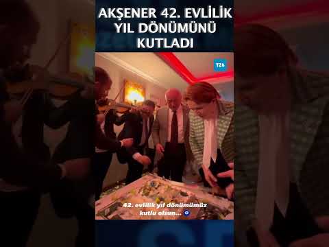 Meral Akşener ve eşi , 42. evlilik yıl dönümlerini kutladı