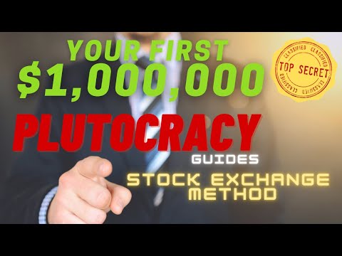 Earning $1 Million  in the Stock Exchange! Plutocracy Guide