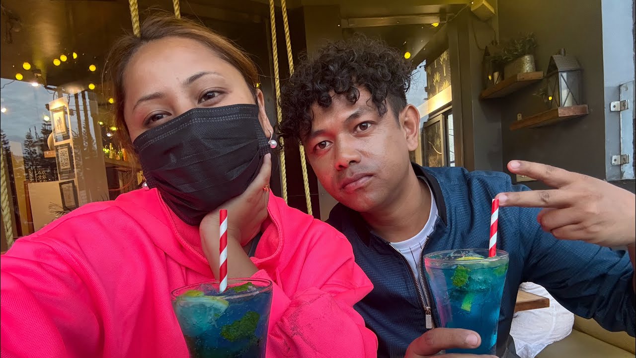 Leit bam restaurant noh teng teng bad I actress Sherilin🥰🥰