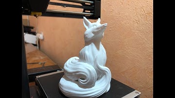 3d print timelapse of Blink Fox on monoprice select mini v2