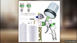 HVLP Spay Gun 141720mm Nozzle Gravity Airbrush For Car Painting Tool 10pcs 600ml No Clean Disposabl