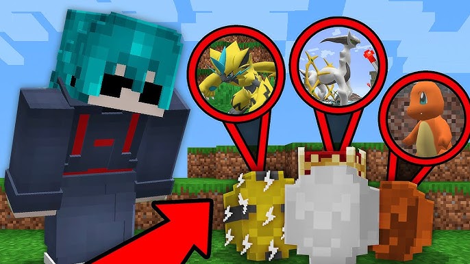 OS 5 POKÉMONS MAIS RAROS DO MINECRAFT PIXELMON 