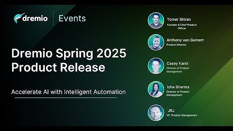 Autonomous Performance with Dremio
