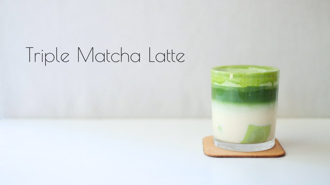 Triple matcha latte (Copycat of Heytea Supreme triple matcha latte