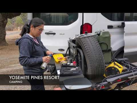 Video: Yosemite Pines RV Resort Memungkinkan Anda Terbang Dengan Kereta Tertutup