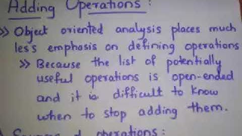 VTU MCA OOMD : adding operations