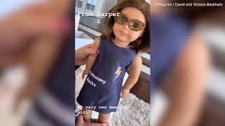 Harper Beckham and brothers sing to mum Victoria on birthday