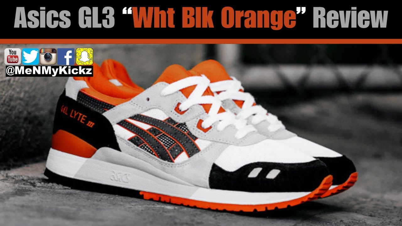 ASICS GEL-LYTE 26 オレンジ/ブラック27.5 ASICS Gel Lyte III 'White Black Vibrant Orange' Review · H518N