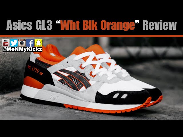 ASICS Gel Lyte III 'White Black Vibrant Orange' Review · H518N