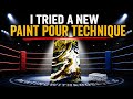 I Tried a Paint Pour Technique and the Final Result Completely Surprised Me|Painting With Roosevelt