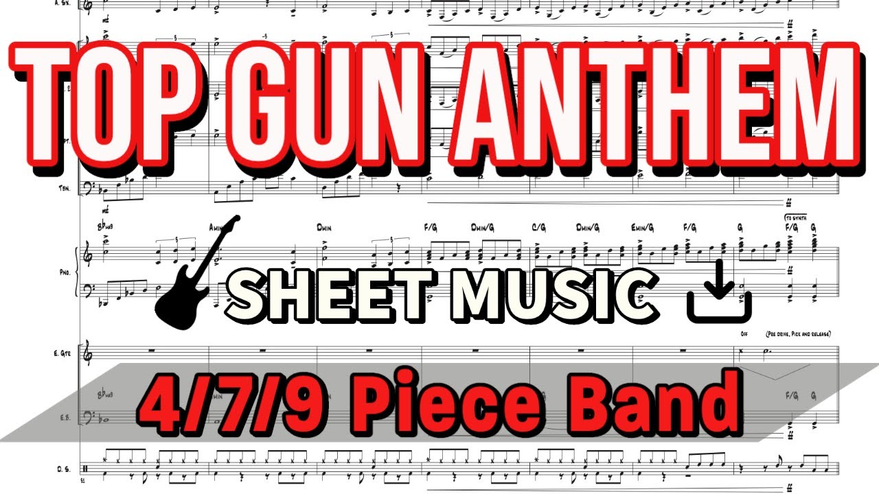 Top Gun Anthem by Harold Faltermeyer - Trumpet Solo - Digital Sheet Music