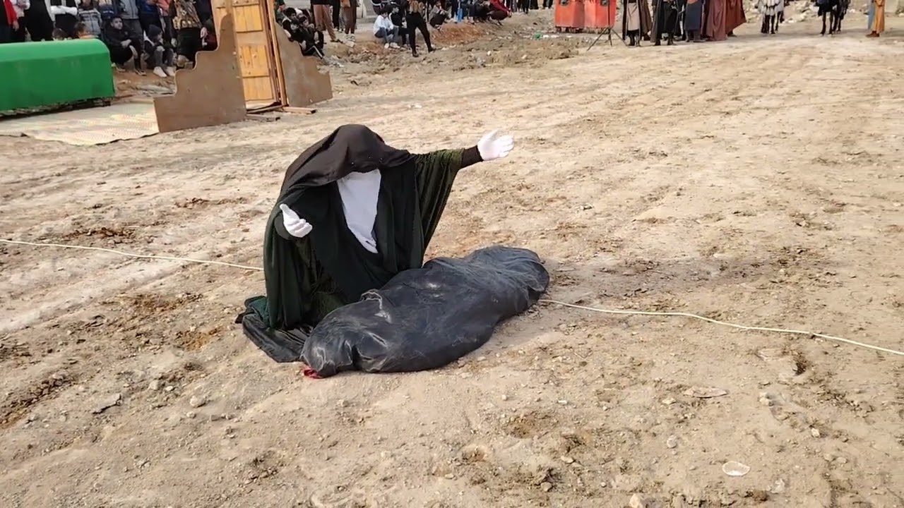 اقام عمل موكب تشابيه اهل البيت ع ذكرى استشهاد اليسده زينب ع 14 رجب في الشافعية