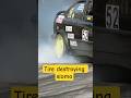 How do Bmw tires wear out? #driftstuntmedia  #slowmotion #burnout