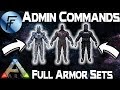 Spawn Full Ascendant Armor Sets Admin Commands - ARK ...