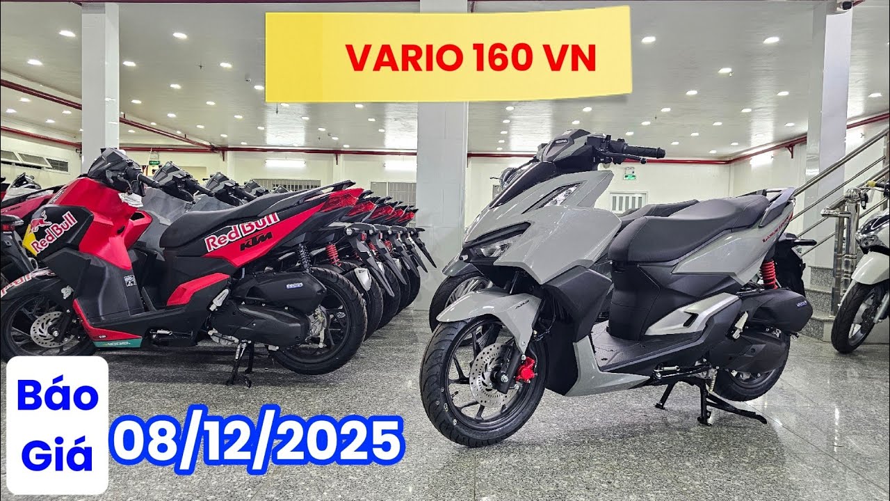 Báo giá VARIO 160 VN ngày 08/12/25 tại head Huỳnh Bạch Tùng. Khải Phạm 