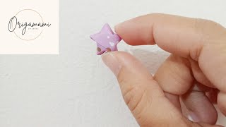 Origami Lucky Star | Origami bintang kecil | Paper star | Lucky star @Origamami