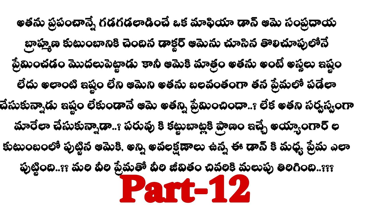 డాన్ మొగుడు-12|| నీల్ ప్రేమని నయన ఎందుకు ఒప్పుకోలేకపోతోంది ...??