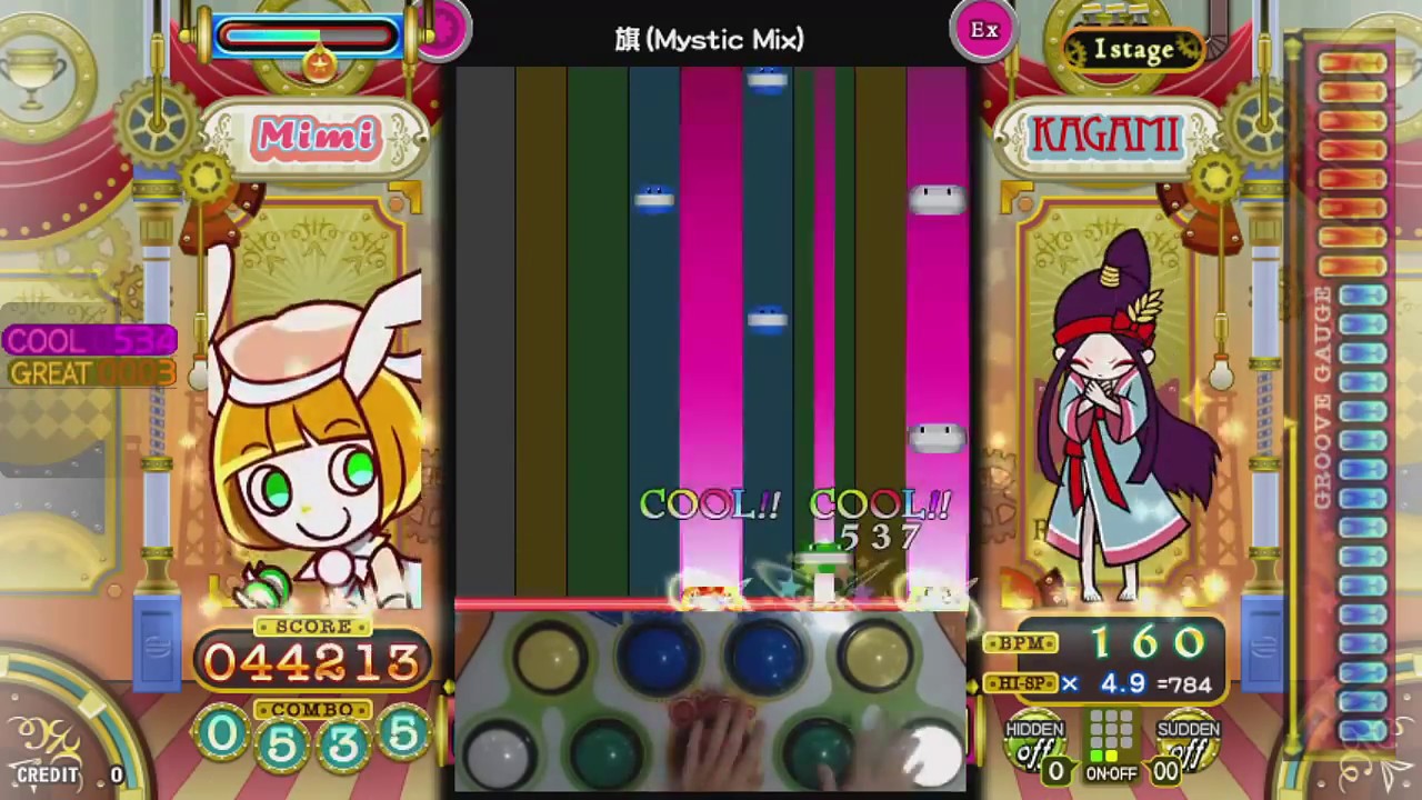 ポップン] 旗(Mystic Mix)EX 99577 PERFECT - YouTube