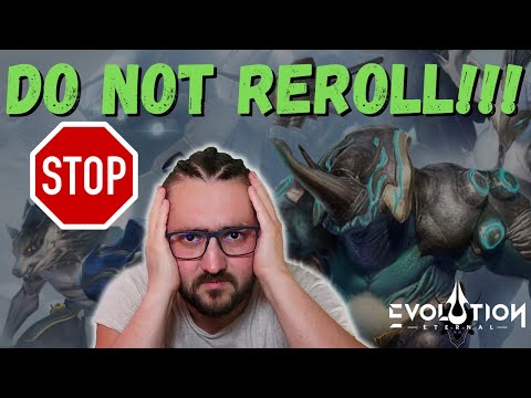 ⛔ STOP Wasting Your Time REROLLING!!! ⛔ | Eternal Evolution