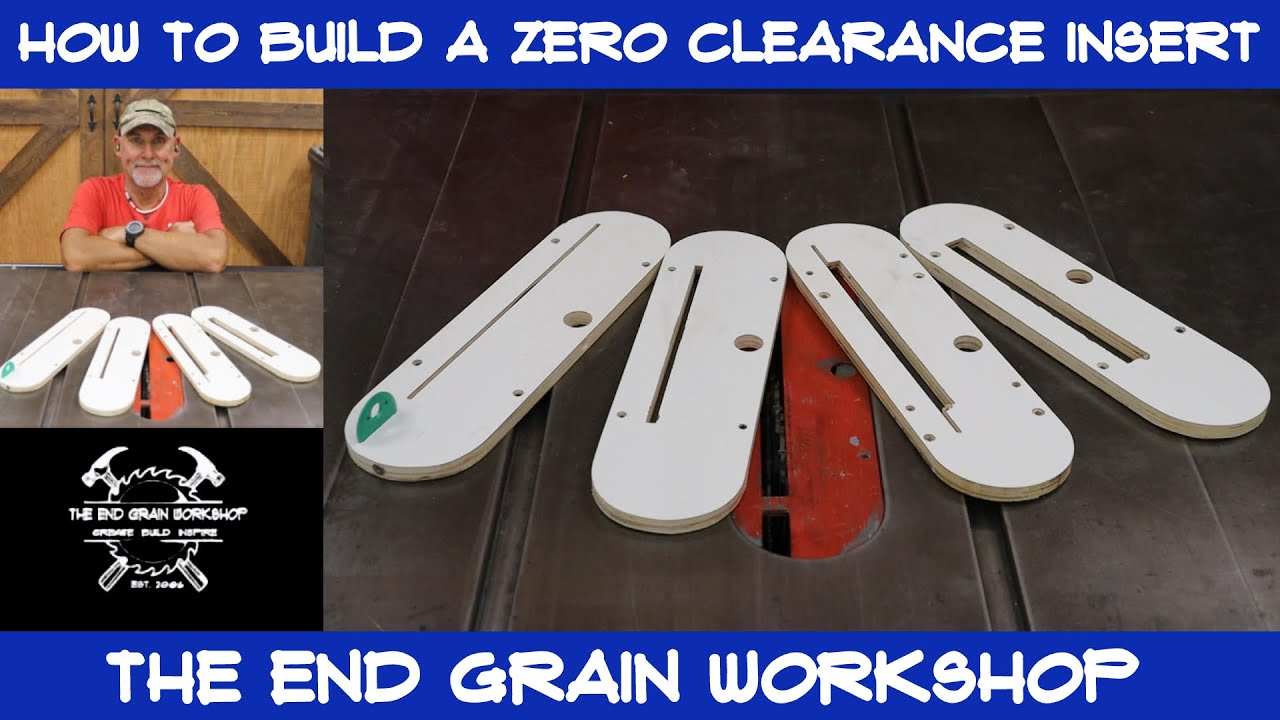 ZERO CLEARANCE INSERT FOR TABLE SAW : 12 Steps (with Pictures) -  Instructables