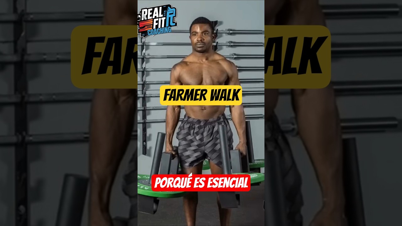 PASO DEL GRANJERO no puede fallar en tu rutina #fitness #gym #farmerswalk