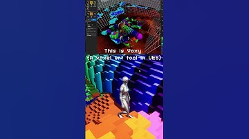 This is #voxy, a #voxel #art tool for #unrealengine ! #voxelart #uefn