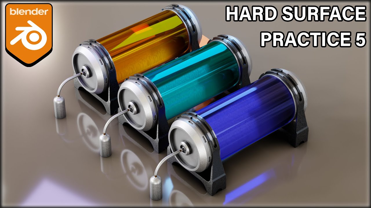 Blender Hard Surface Practice 5 - YouTube