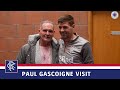 Paul Gascoigne | Training Centre visit | 05 Oct 2019