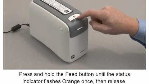 Zebra HC100 How-To Print a Configuration Report