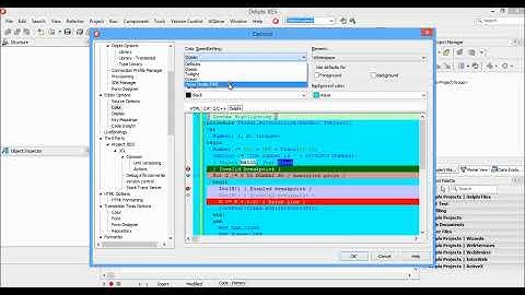[Delphi] Tutorial: IDE - Changing Editor Color Scheme