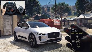 GTA 5 Jaguar I-Pace - Grand Theft Auto V - Logitech G29 Gameplay