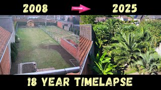 18 Years Timelapse Of My Exotic Garden Belgium